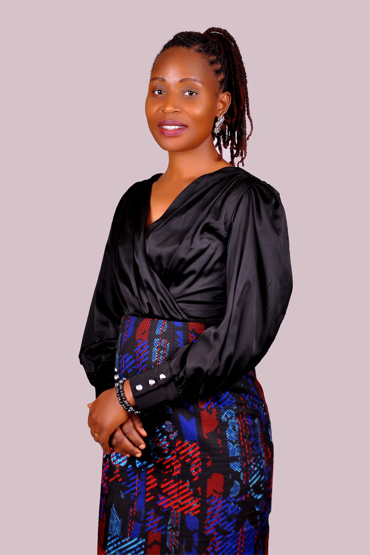 Portrait of Sarah Tusubira, who ministers alongside Pastor Samuel Tusubira K.
